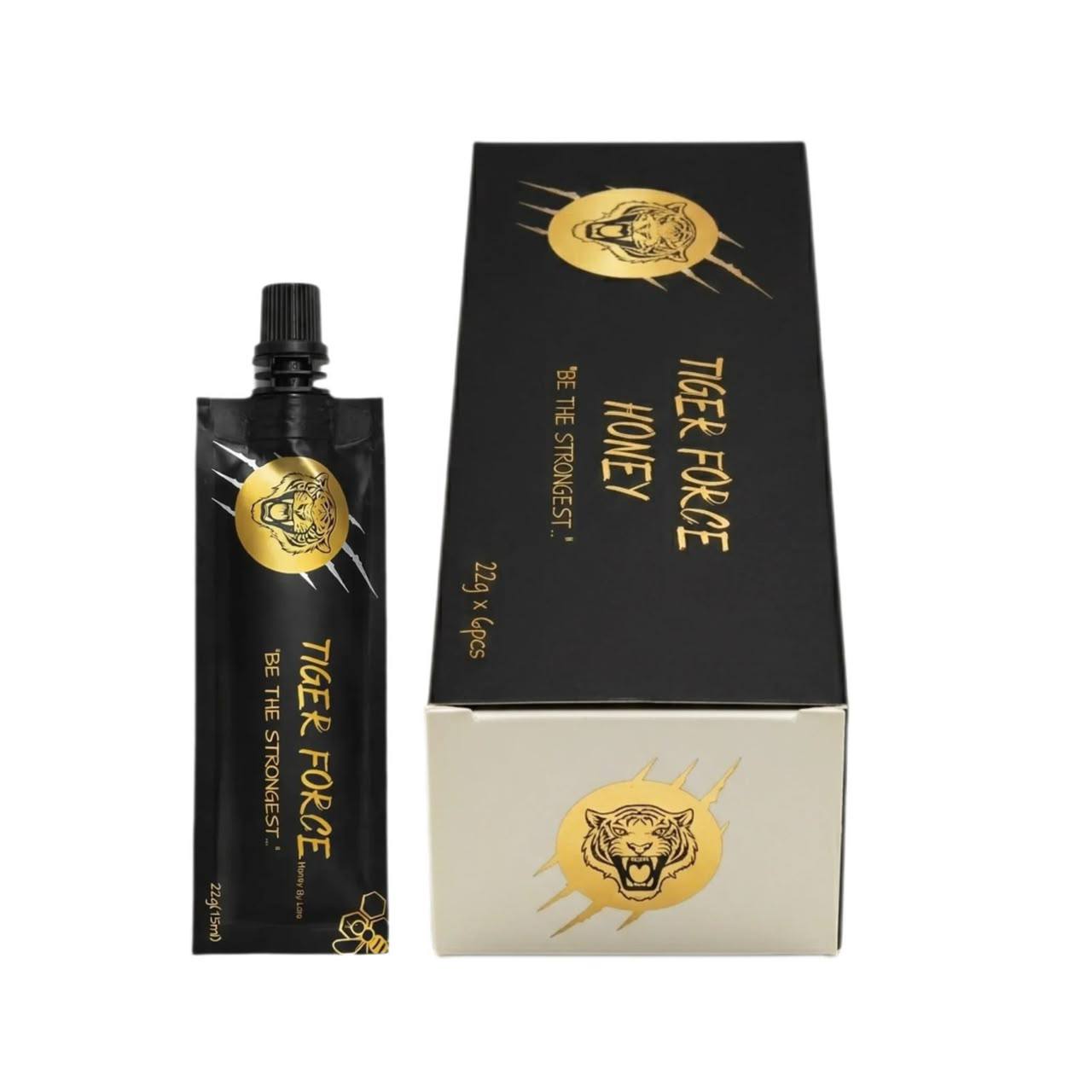 Sachet et boîte Tiger Force Honey